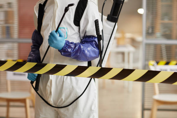 Professional Biohazard technician working in Huntsville, AR